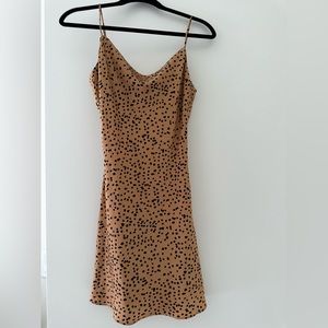 Cheetah slip dress